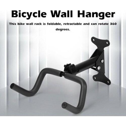 Mountain Bicycle Wall Stand Holder Mount Foldable MTB Bicycle Mountain Bike Storage Wall Rack Stands Steel Wall Hanger Hook