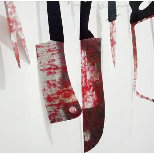 Blood Fake Ax Saws Knife Headband For Halloween Party Halloween Horror Props Masquerade Mischief Props Decoration 5z