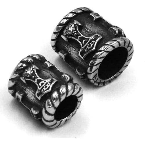 Norse Myth Thor Hammer Pendant Stainless Steel Jewelry Celtic Knot Viking Amulet Biker Men Lovers Pendant Wholesale SWP0456A