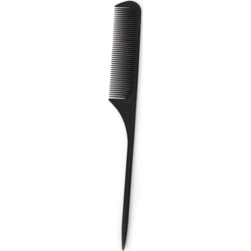Pro Black Fine-tooth Metal Pin Hairdressing Hair Style Rat Tail Comb Brush Hot N0PF