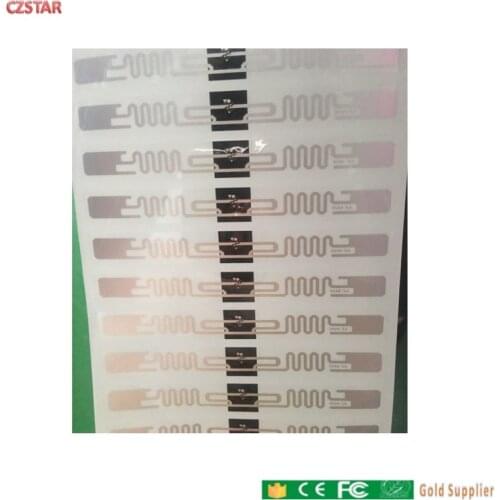 Sunscreen RFID tag UHF sticker automobile headlight EPC 6C 915mhz 860-960MHZ adhensive passive RFID Windshield sticker inlay