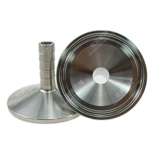 1.5" Tri-Clamp to 1/2" Hose Barb Tapered 1/2" Tri Clover to 9.53mm Barb Adapter Stainless Steel 304 316L