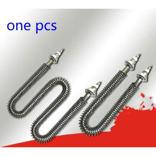 W type U-shaped fin heating tube Stainless steel heat sink electric heating tube 380v Fin Tube Heating Element heating rod 220v