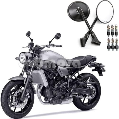 Universal Motorcycle Rear View Mirrors 8MM 10MM Universal For Yamaha Honda Suzuki Kawasaki Ducati BMW Side Mirrors