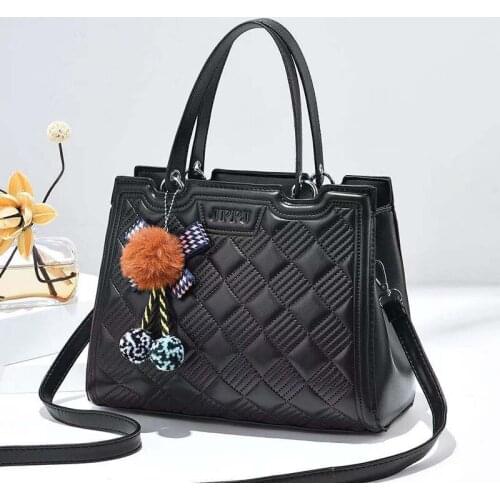 DL068 28 Autumn and Winter New Fashion Trend Atmospheric Handbag Large Capacity Rhombic Shoulder Messenger Bag
