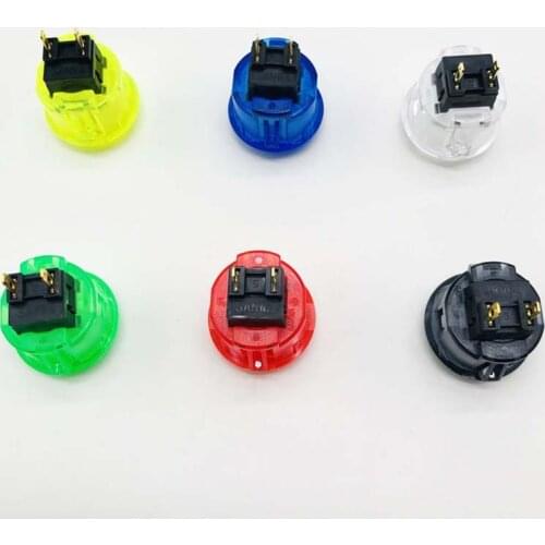 10pcs original sanwa button 30mm button Arcade push button switch OBSC-30 6 colers
