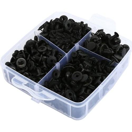 16 sizes 620pcs Auto Fastener Clip Mixed Car Body Push Pin Retainer Rivet Fasteners Trim Molding Clip + Screwdriver + Pliers