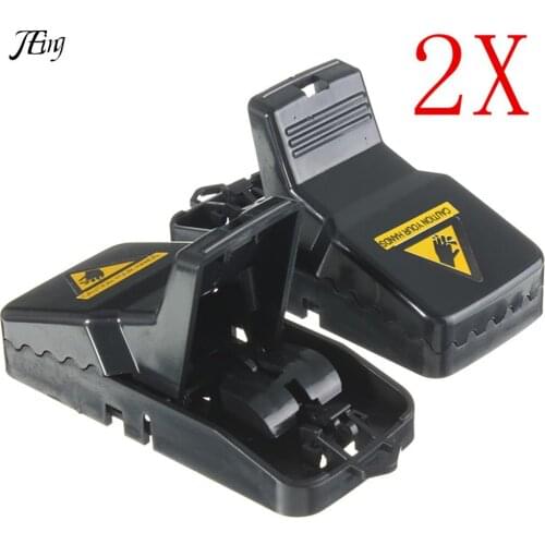 2Pcs/Set Pest Control Reusable Rat Catching Mice Mouse Traps Mousetrap Bait Snap Spring Rodent Catcher
