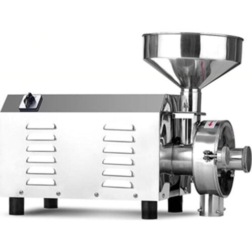 220V/110V Commerical Pulverizer Mill 3.0KW Electric Spices/Pepper/Grain Crusher Stainless Steel Powder Grinding Machine