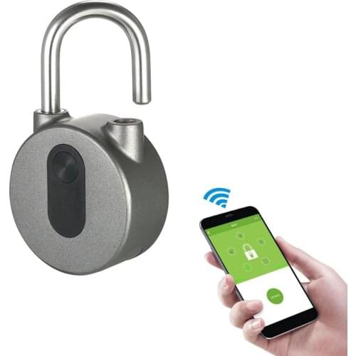 Keyless Anti-theft Smart Lock Wireless Padlock Mobile Phone Bluetooth APP Used For Doors Backpacks Bikes Storage Lockers