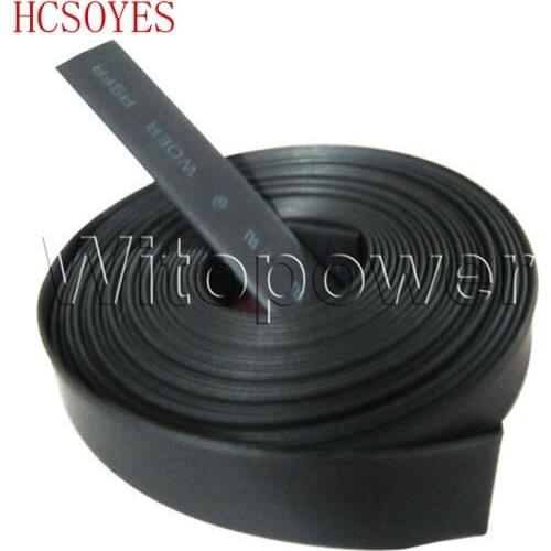 1M Black Heat Shrink Tubing Tube For 8mm/10mm for 3528 /5050 LED Strip RGB Single Color