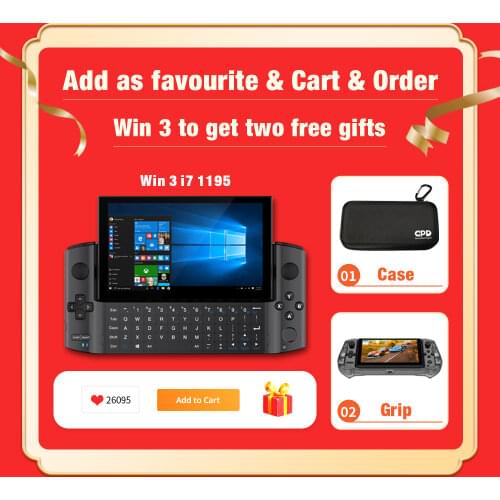 Gaming Laptop Handheld GPD WIN 3 WIN3 Mini Notebook Touch Screen CPU Intel Core i5 i7 RAM 16GB SSD 1TB Backlit Touch Keyboard