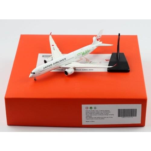1:400 Alloy Collectible Plane JC Wings EW4359003A Japan Airlines "GREEN" A350-900XWB Diecast Aircraft Model JA03XJ Flaps Down