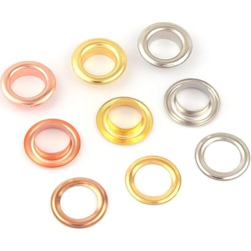 13mm Rose Gold Metal Eyelets Grommets with Washers Brass Eyelets for Card/Canvas Clothes Leather Craft Shoes Purse Accessories