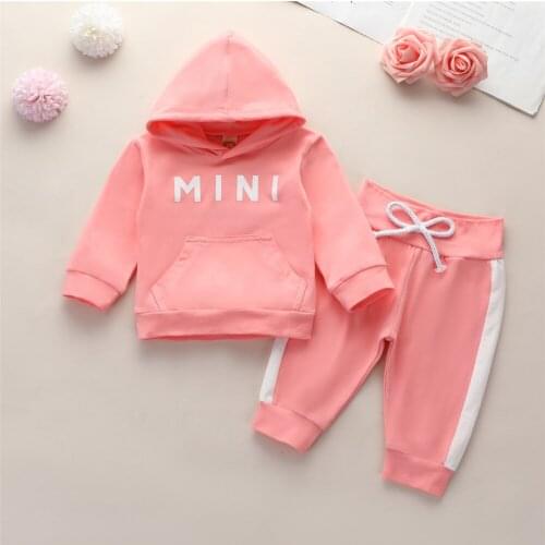 Newborn Girl Clothes Fashion Hoodie And Trousers Outfits For Baby Girl Spring Autumn Toddler Girl Clothes Set Cute Baby Costume
