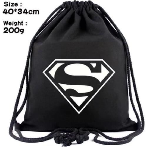 Marvel Captain America drawstring drawstring backpack large capacity foldable storage lightweight school bag student sports back