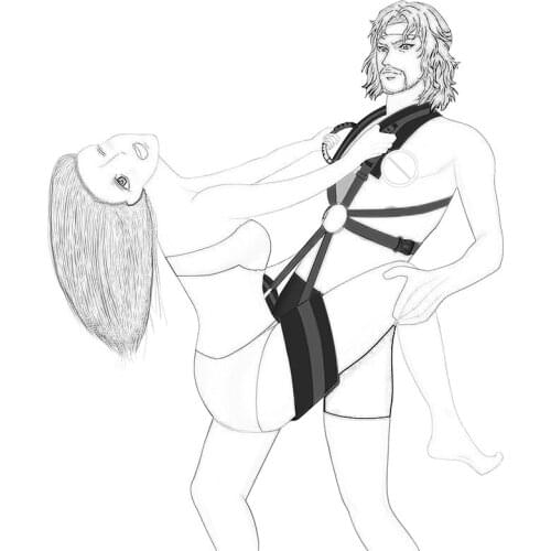 New Bondage Sex Swing Hanging Shoulder Neck Erotic Sex Tools Sex Furniture Fetish Love SM Bondage Swing Toy For Couple Women Men