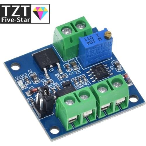 PWM to Voltage Converter Module 0%-100% to 0-10V for PLC MCU Digital to Analog Signal PWM Adjustabl Converter Power Module