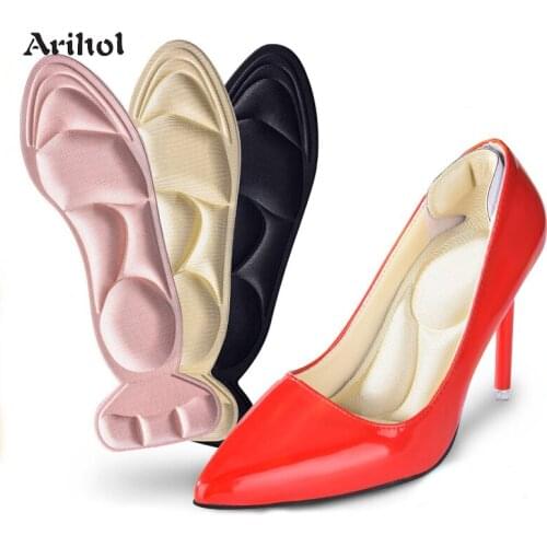 Arihol Breathable Sponge Pointed Shoe Insoles Arch Support Comfort High Heel Grips Inserts Foot Pain Relieve Women 5-9