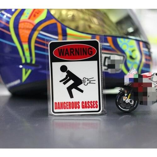 Warning Stickers No Farting In Car Body Personality Spoof Funny Reflective Auto Motor Bike Decals