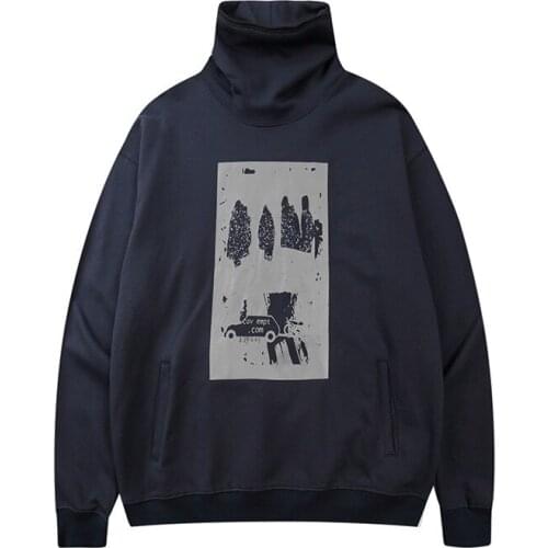 Chao brand CAV EPMT straight jet round neck sweater CE C.E casual hip hop Pullover