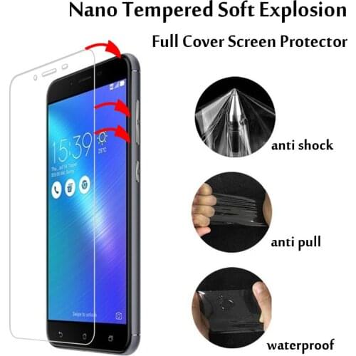 Panbon for ASUS zenfone 3 zoom ZE553KL Screen Protector Nano Full Cover Protective Film For zenfone 3 max ZC553KL Not Glass