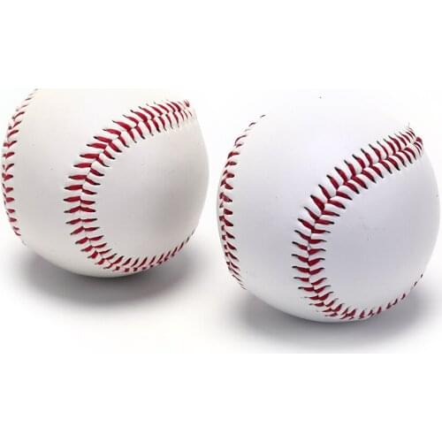1Pc baseballs pvc upper rubber inner soft hard balls softball training exercise for Outdoor Sports