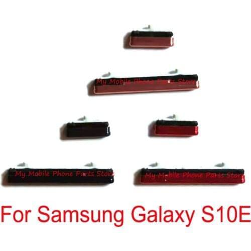 10 Sets New Power And Volume Side Button For Samsung Galaxy S10E S10 E Power Volume Side Key Control Button Replacement Parts