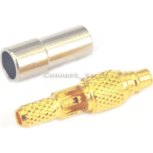 10 Pieces MMCX male plug solder connector for cable RG174 RG316 LMR100 connector