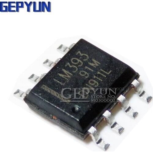 100PCS LM393DR LM393 SOP8 SOP LM393DT LM393DR2G SMD Gepyun