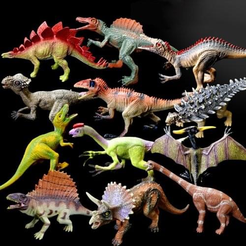 12Types Dinosaur Model Plastic Toys Set For Childrens Gift - Tyrannosaurus Rex Action Toy Figures Dinosaur Toys For Boys Kids