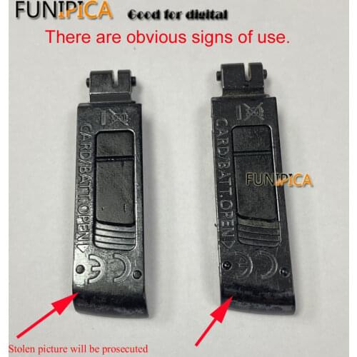 Second-hand SD750 door cover Parts for canon Ixus75 battery cover (no rubber) camera repair parts free shipping