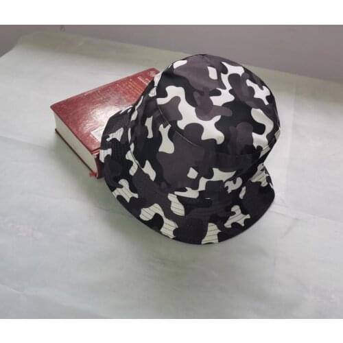 KENSHELLEY Camouflage Double Sided Spring Autumn Fashion Fishermans Hat Womens and Mens Outdoor Leisure Sunscreen Bucket Cap
