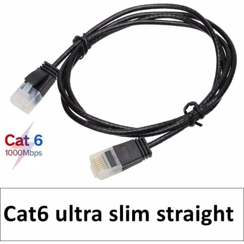 CAT6 Ethernet Cable RJ45 Lan Cable 10Gbps Network Slim Cable for Cat 6 Compatible Patch Cord for Modem Router Cable Ethernet