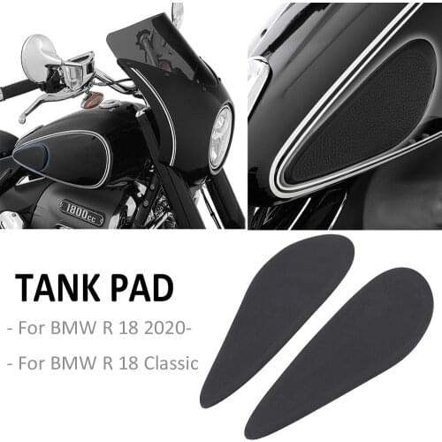 R18 2020 - Motorcycle Side Fuel Tank Pad Kit Protector Stickers Decal Gas Knee Grip Traction Pads Tankpad For BMW R 18 Classic