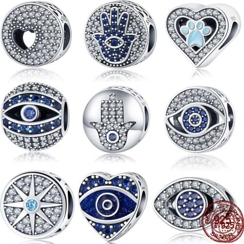 Round Heart Shape With Brick Charm 100% 925 Sterling Silver Suitable For 3mm Original Pandora Bracelet Womens Jewelry Gift