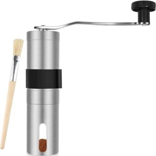 Manual Coffee Grinders,Stainless Steel Portable Coffee Grinders Manual Burr Reusable Coffee Filters,for Espresso,Etc