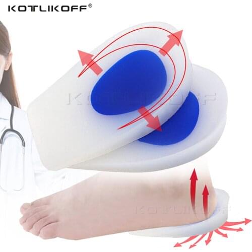 Super Soft Medical Silicone Gel Heel Pad Cushion Calcaneal Spur Heel Spur Shock Absorption Relief Foot Pain Heel Cup Insert
