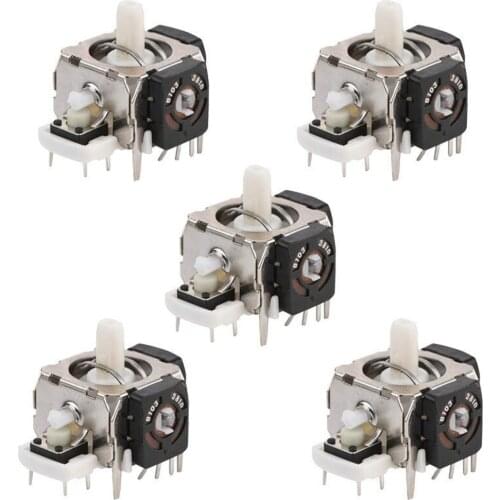 5 pcs Analog Stick Joystick Replacement Parts for Playstation 3 PS2 PS3 Xbox360 Repair replacement parts