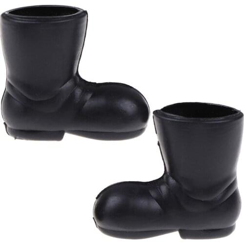 1 Pair 1:12 Dollhouse Miniature Accessories Mini Santa Claus Shoes Xmas Decor