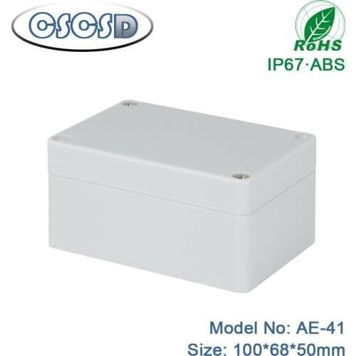 1pcs/lot 100*68*50mm ip67 waterproof enclosure abs enclosure prototype mini abs enclosure oem abs enclosure deep junction box