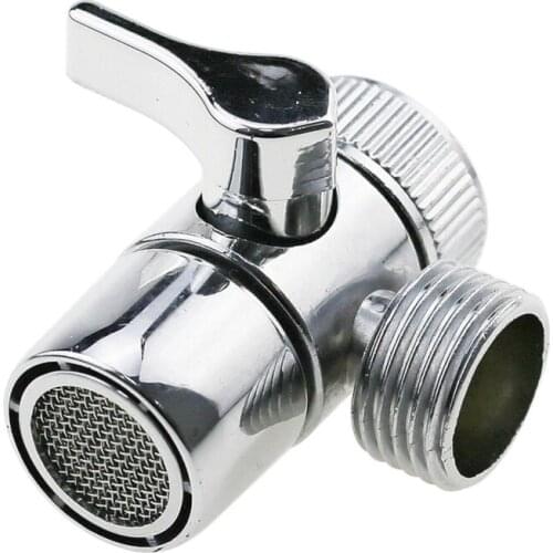 Bathroom Faucet Shower Diverter 4 Points Faucet Spout Diversion Valve Home Bathroom Kitchen Diverter Faucet Extenders 1pcs