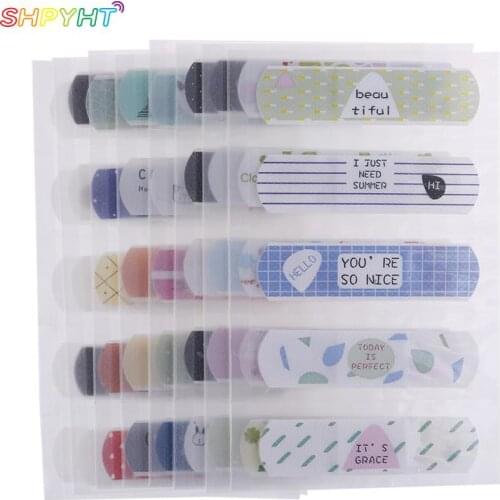 2 Sheets Waterproof Cartoon Kids Band Aid Adhesive Bandage Wound Brace Support Plaster Kits First Aid Emergency Skin Care NEW