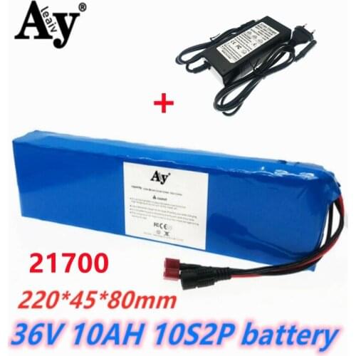 36V 10S2P 10AH 21700 li-ion battery electric scooter battery pack built-in BMS
