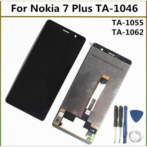 6.0'' LCD Display Screen For Nokia 7 Plus E7 Plus TA-1046 TA-1055 TA-1062 Touch Screen Digitizer Assembly Touch Panel Assembly