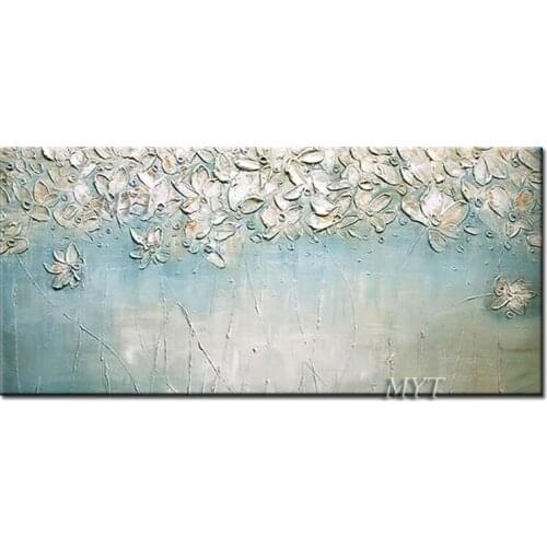 Flowers blooming in profusion Abstract Oil Painting On Canvas Handpainted Beautiful Modern Paintings Wall Art Home Decor Picture