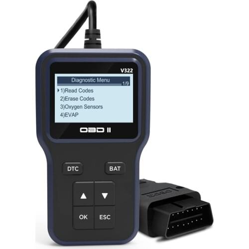 V322 Car OBD2 Scanner LCD Display Code Reader Car Check Engine Fault Diagnostic Tool Car Repair Tool Code Reader Car Scan Tools