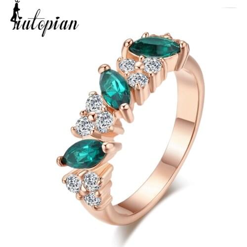 Italina Rigant Elegant Anniversary Genuine Austrian Crystal Ring With Austrian Crystal Stellux High Quality 1#RG92244