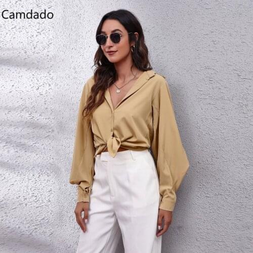 Женские белые рубашки Camdado China At AliExpress