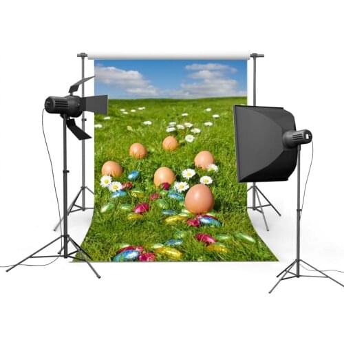 Natural grassland Easter eggs photo background vinyl 2020 photography backdrops of photographer studio props fotografia GE-095